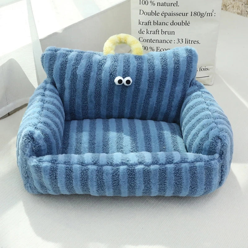 Puppy Special Sofa Kennel Winter Warm Pet Internet Celebrity Cat Nest Small Dog Sleeping Mat Cushion Winter Bed