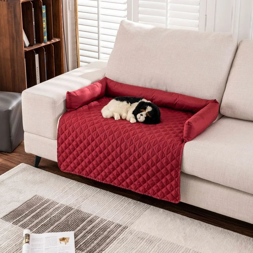 Solid Color Waterproof Dog Mat Pet Sofa Cushion for Living Room Car Cats Nest Mat