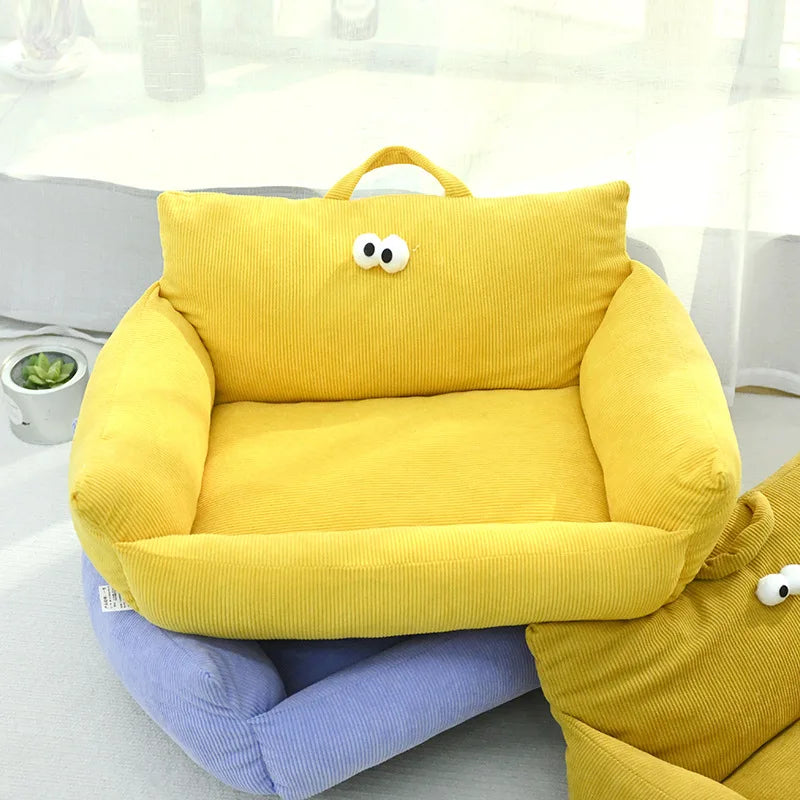 Puppy Special Sofa Kennel Winter Warm Pet Internet Celebrity Cat Nest Small Dog Sleeping Mat Cushion Winter Bed