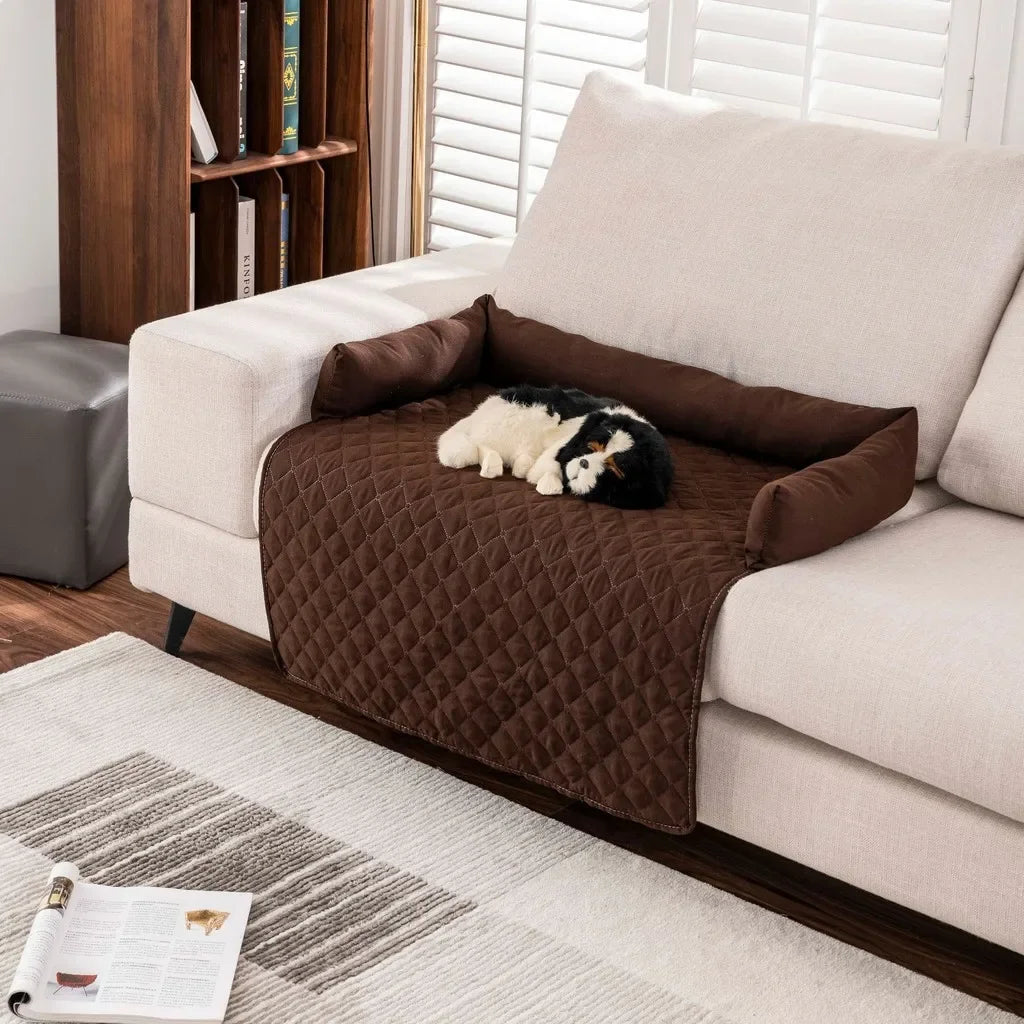 Solid Color Waterproof Dog Mat Pet Sofa Cushion for Living Room Car Cats Nest Mat