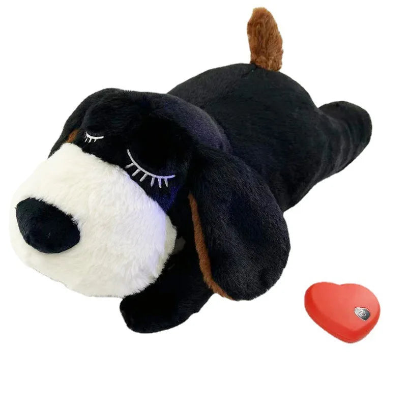 Pet Anxiety Relief Sleep Toy, Dog Interactive Plush Heartbeat Toy, Cat Soothing Companion Toy, Pet Stuffed Toy