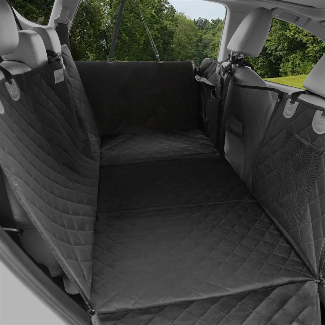 Waterproof Dog Car Seat Cover Seat Extender for Back Seat for Pet Travel Hammock in Cars Scratch-Proof