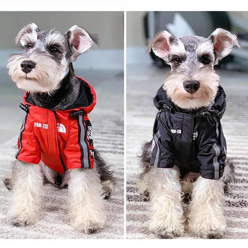 Pet Dog Waterproof Coat Dog Raincoat Reflective Dog Outdoor Clothes Hooded Jacket for Small Medium Large Dog Pet Supplies