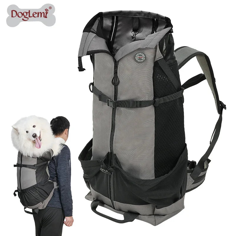 Multifunctional Hiking Pet Dog Carrier Travel Backpack Outdoor Ventilation Breathable Bicycle Motorcycle Outdoor Sport Mesh Bag