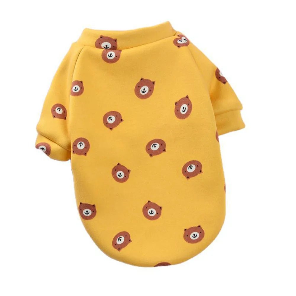 Dog Sweaters Pet Clothes 4 Pack Soft Warm Pet Hoodies Sweatshirt for Small Doggies Boy & Girl Pet Apparel Puppy Costumes Outfits