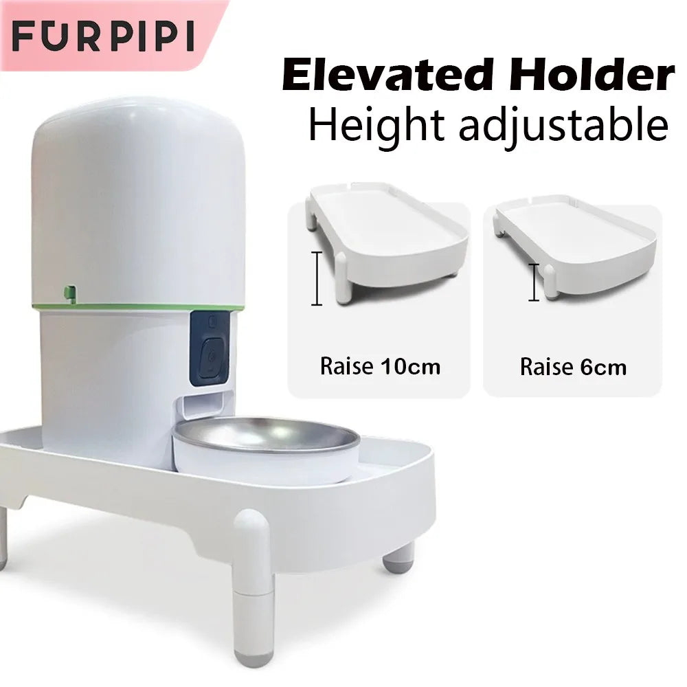 Smart Pet Feeder Elevating Bracket Single Bowl Dog Cat Pet Food Dispenser Protect Raised Stand Pet Feeder Elevating Bracket