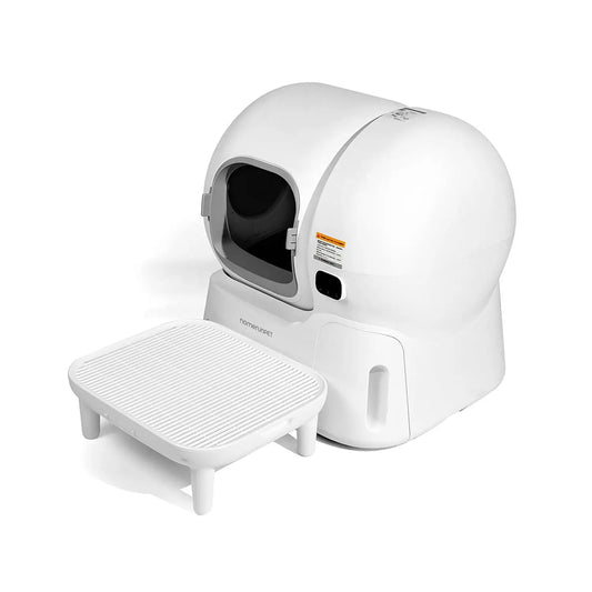 106L Self Cleaning Cat Litter Box with Raised Ramp, Customized