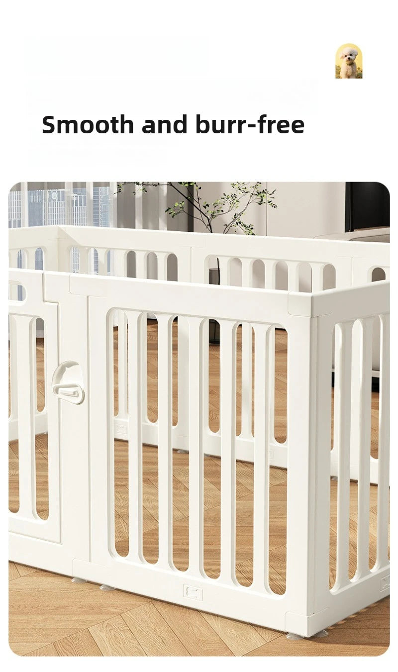 Height 60cm Pet Fence Large Space Puppy Fence Indoor Isolation Washable Household Dog Fence Double Suction Cup Safety Dog Cage