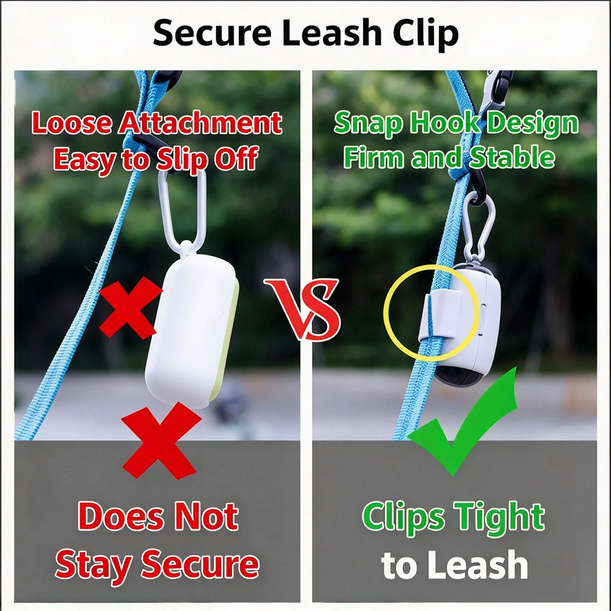 Dog Poop Bags Value Pack, 5 Rolls + 1 Dispenser with Leash Clip, Biodegradable Eco-Friendly Pet Waste Bags, No Wobbling