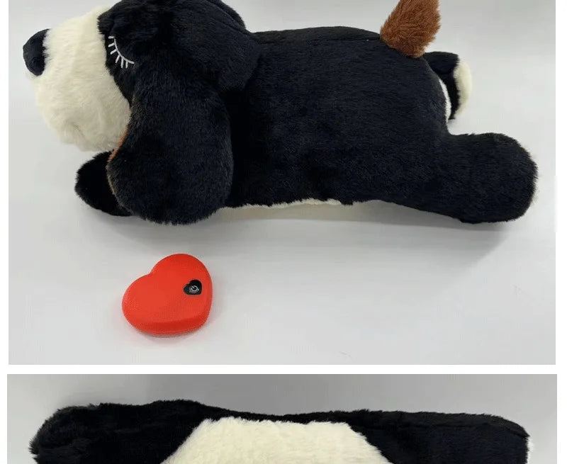 Pet Anxiety Relief Sleep Toy, Dog Interactive Plush Heartbeat Toy, Cat Soothing Companion Toy, Pet Stuffed Toy
