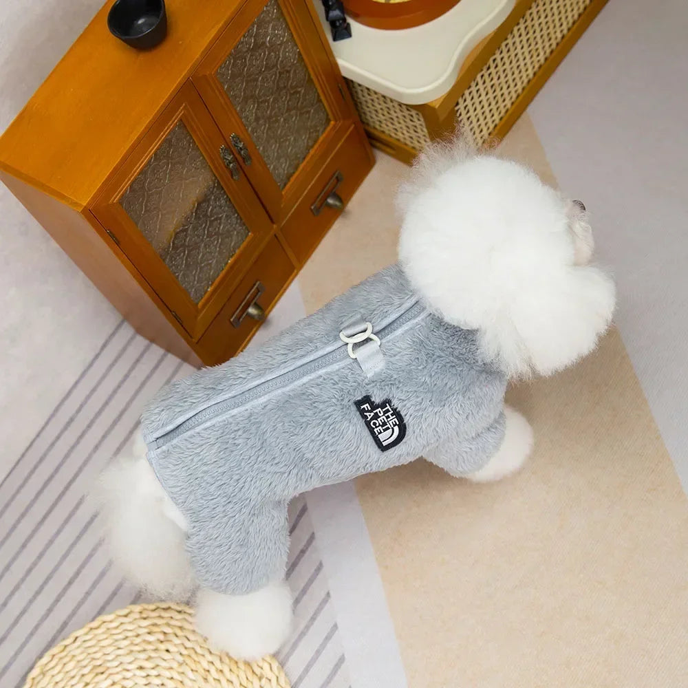 Fleece Dog Sweaters for Small Dogs Boy Girl Dog Clothes Winter Warm Pet Pajamas Pjs Jumpsuit Dog Outfits Onesies for Chihuahua