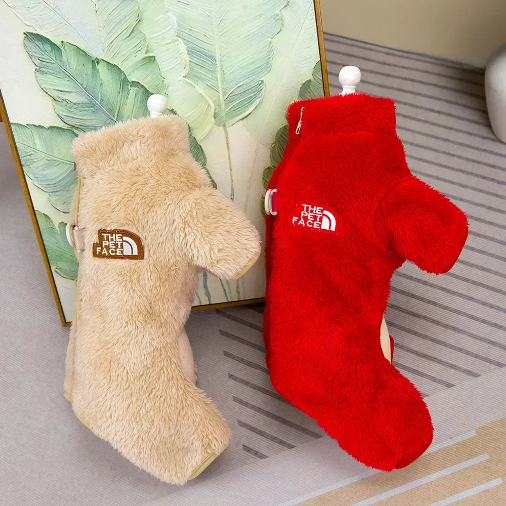 Fleece Dog Sweaters for Small Dogs Boy Girl Dog Clothes Winter Warm Pet Pajamas Pjs Jumpsuit Dog Outfits Onesies for Chihuahua