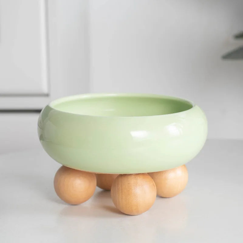 Small Dogs Ceramic Bowl Nordic Cat Food Water Feeders Cute Pet Feeding Supplies Puppy Kitten Drinking Eating Accessories
