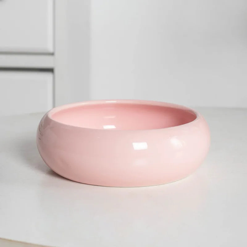 Small Dogs Ceramic Bowl Nordic Cat Food Water Feeders Cute Pet Feeding Supplies Puppy Kitten Drinking Eating Accessories