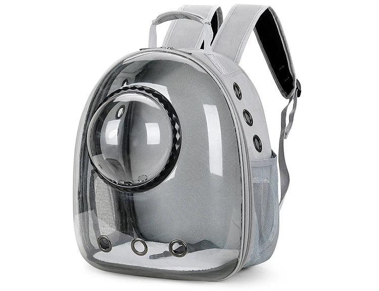 Pet Cat Carrying Bag Breathable Portable Pet Outdoor Travel Backpack Transparent Bag Carrier Pet Transport Space Capsule Bag