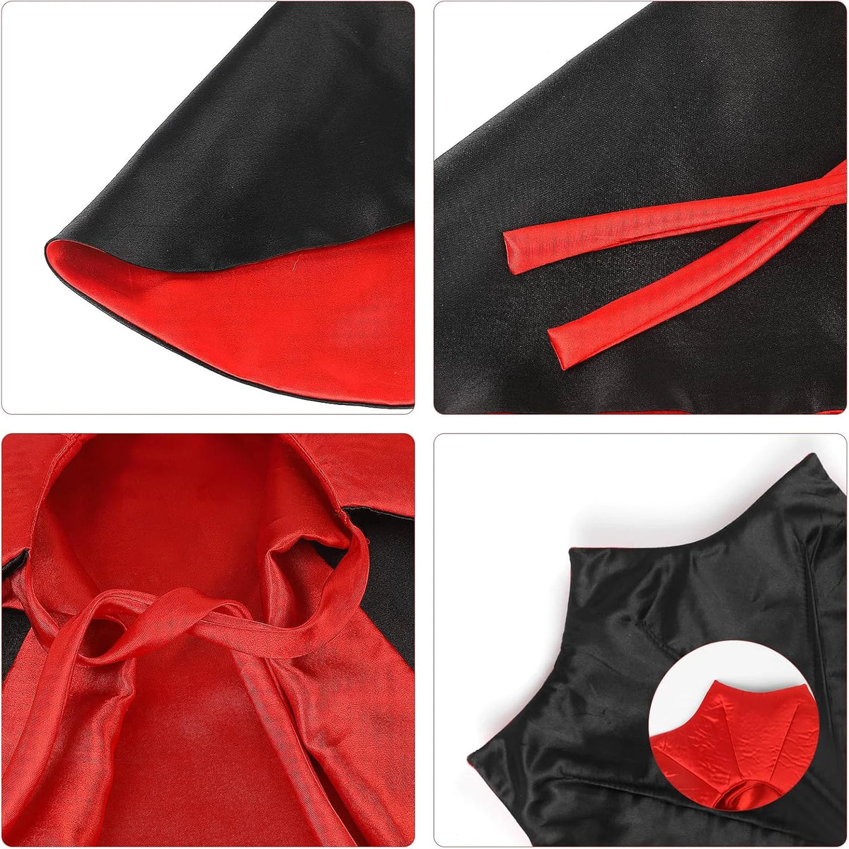 Dog Cat Halloween Costume,Vampire Devil Cape Cloak Pet Costume for Cats Dogs Halloween Costume Party Supply