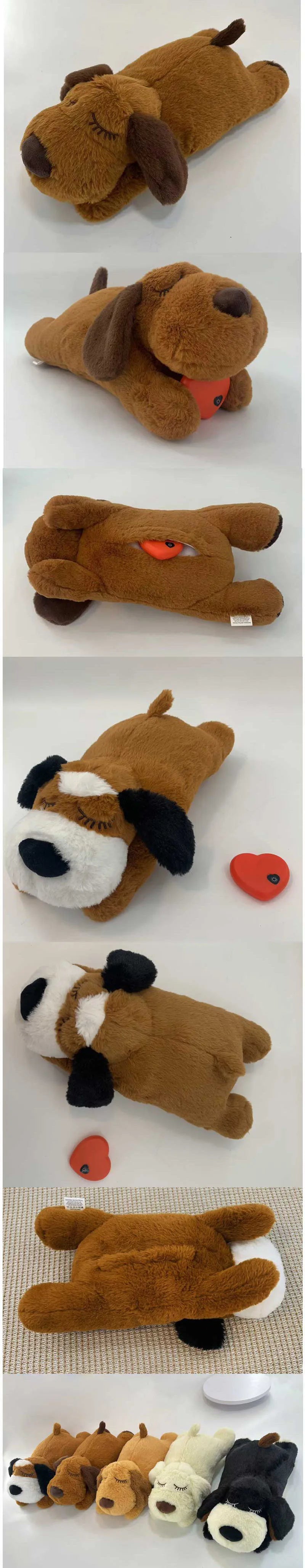 Pet Anxiety Relief Sleep Toy, Dog Interactive Plush Heartbeat Toy, Cat Soothing Companion Toy, Pet Stuffed Toy