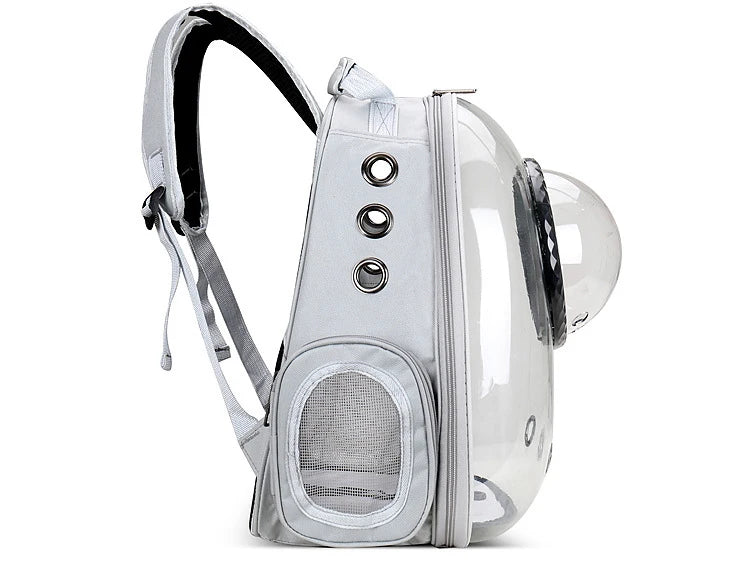 Pet Cat Carrying Bag Breathable Portable Pet Outdoor Travel Backpack Transparent Bag Carrier Pet Transport Space Capsule Bag