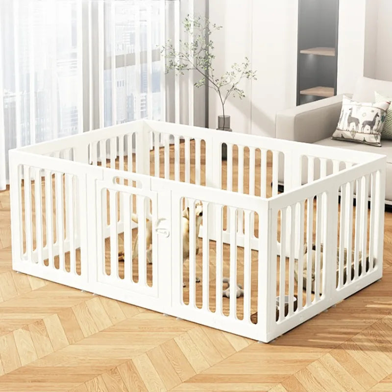 Height 60cm Pet Fence Large Space Puppy Fence Indoor Isolation Washable Household Dog Fence Double Suction Cup Safety Dog Cage
