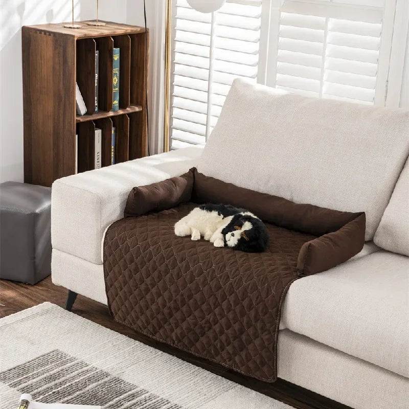 Solid Color Waterproof Dog Mat Pet Sofa Cushion for Living Room Car Cats Nest Mat