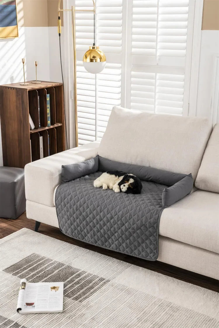 Solid Color Waterproof Dog Mat Pet Sofa Cushion for Living Room Car Cats Nest Mat