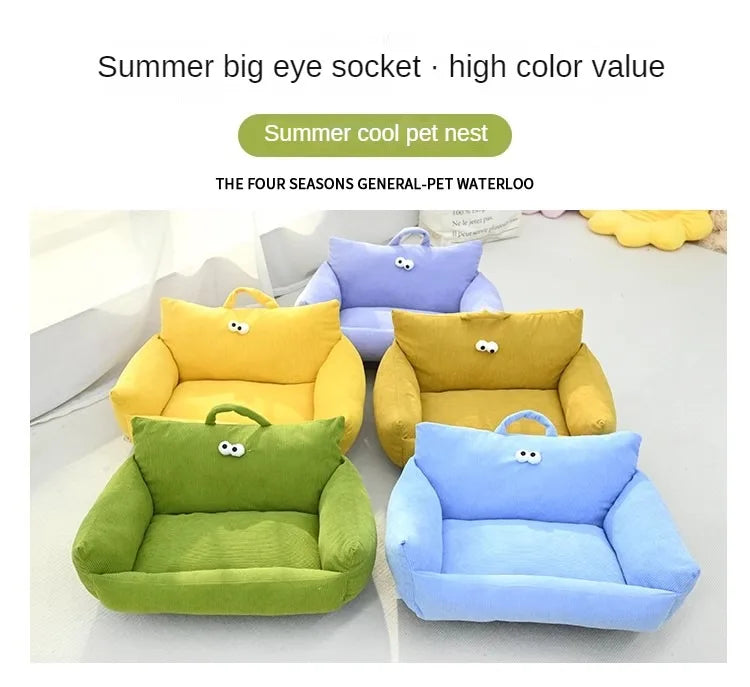 Puppy Special Sofa Kennel Winter Warm Pet Internet Celebrity Cat Nest Small Dog Sleeping Mat Cushion Winter Bed