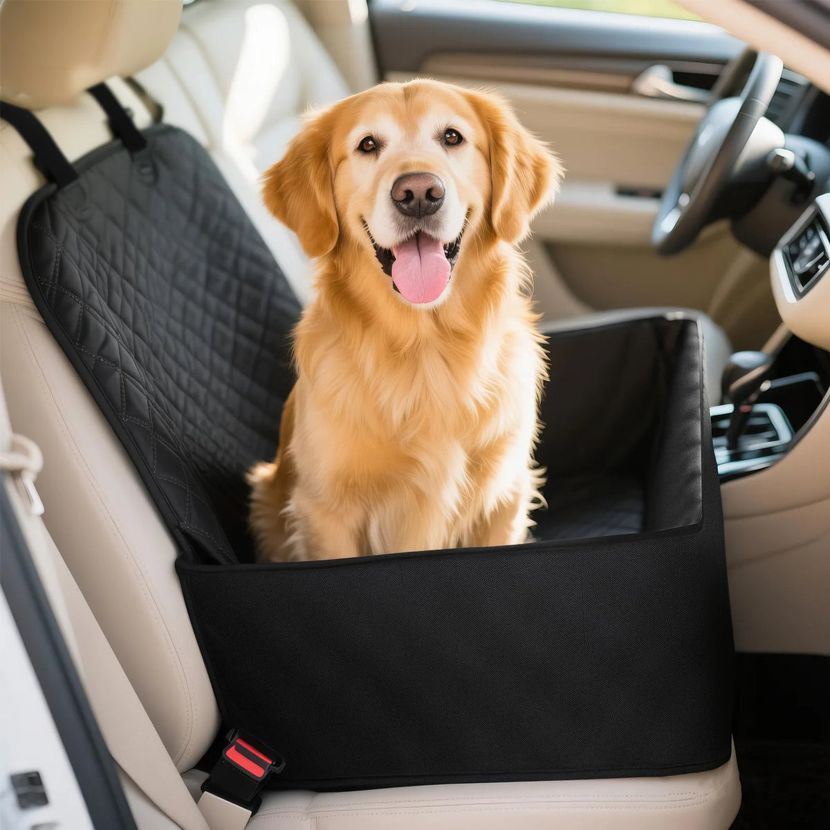 Dog & Cat Car Seat Cover – Waterproof Dirt-Resistant Pet Car Seat Protector Mat for Road Trips & Holidays