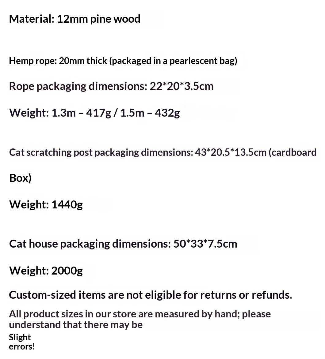 Floor To Ceiling Cat Tree Set, Sisal Rope Cat Ladder & Platform, Space Saving Cat Climbing Tower for Small Apartment